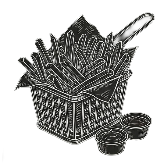 Pommes Zeichnung